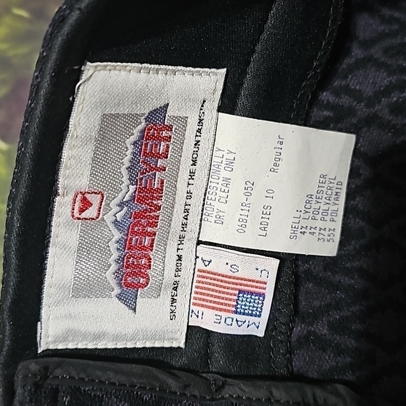 Obermeyer Black Studded Riding Pants Size 10 - Picture 4 of 6